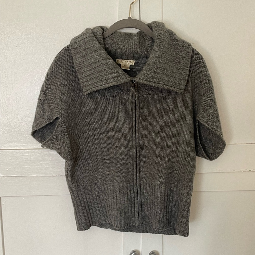 DEACTIVATING IN ONE DAY :) Vintage cashmere zip cardigan